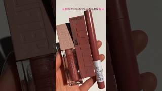 Maybelline Lip Conbo ​🍂 MaybellineNYME shorts lipcombo trending lippie beauty makeup [upl. by Carolee]