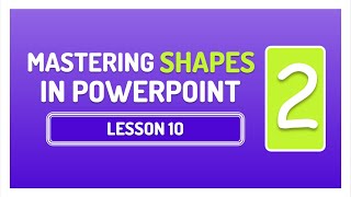 MASTERING SHAPES IN POWERPOINT CREATE STUNNING PRESENTATIONS WITH REGULAR SHAPES  PART 2 [upl. by Macguiness]