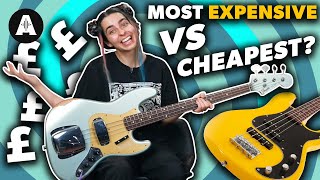 Least vs Most Expensive Bass at Andertons [upl. by Brina]