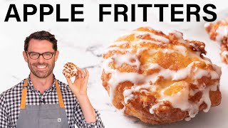 Easy Apple Fritters Recipe [upl. by Osmen]