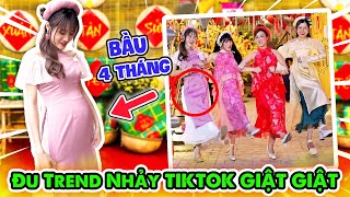 Hậu Trường Mẹ Bầu Đi Quay TikTok Ngày Tết  Trâm Đô Trà Đặng Linh Barbie  Vê Vê Channel [upl. by Inahpets589]