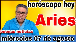 horoscopo de hoy Aries  Horóscopo Diario  Aries  07 de agosto de 2024 [upl. by Dynah]