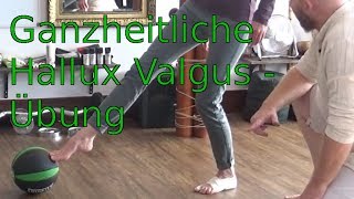 Hallux Valgus Übung mit Ball [upl. by Cerell]