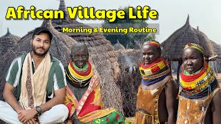 African Village Life of Nyangatom People  Morning amp Evening Routine  Ethiopia [upl. by Colon289]