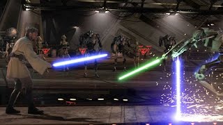 ObiWan Kenobi vs General Grievous  Full Fight Scene  Star Wars Revenge of the Sith [upl. by Loughlin]