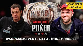 WSOP Main Event Day 4 Money Bubble with Tom Dwan amp Barstool NatePREVIEW [upl. by Heinrik659]