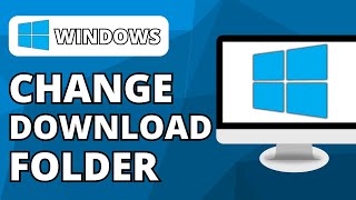 How To Change Default Download Location On Windows 10 2024 [upl. by Schoening]