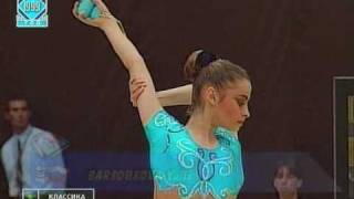 Yulia Barsukova RUS ribbon EC Budapest 1999 AA final [upl. by Corri]