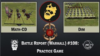 T9A  Battle Report Warhall 108 Infernal Dwarves vs Orcs and Gobelins [upl. by Anaic]