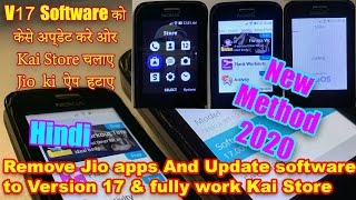 How to Update v17 on Nokia 8110 4g indian variant and Kai store works [upl. by Airec39]