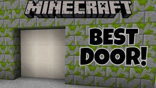 EASY 3X3 Piston Door Minecraft Bedrock 120 Redstone Tutorial EP 2 [upl. by Evreh176]