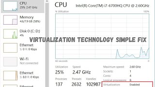 How to Enable Virtualization On Windows 1011  Enable VTx in Bios [upl. by Sadella]