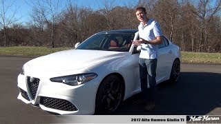 Review 2017 Alfa Romeo Giulia Ti  The New Benchmark [upl. by Dar347]