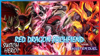 RED DRAGON ARCHFIEND FT RED LOTUS POST THE MASTERS SAGA COMBO RANKED GAMEPLAY YuGiOh Master Duel [upl. by Mag321]