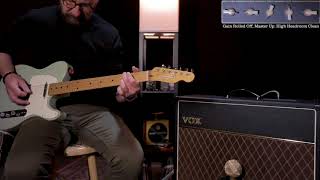 VOX AC30 OneTwelve Demo with Single Coils [upl. by Eiliak311]