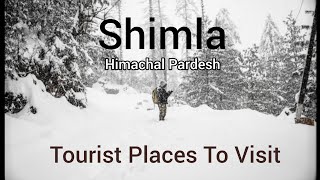 Shimla himachal pradesh। Mall road shimla। live snowfall in shimla। Shimla snowfall 2024। [upl. by Jakob488]