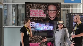 Food amp Beverage SBS serve up virtual reality campaign for Heston Blumenthal  JCDecaux Australia [upl. by Euginom59]