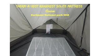 ThermaRest RidgeRest SOLite Mattress review [upl. by Atiuqaj]