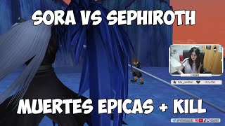 SORA VS SEPHIROTH  RECOPILACIÓN DE MUERTES ÉPICAS  KILL  KINGDOM HEARTS 2 FINAL MIX 25HD REMIX [upl. by Dnalyr]