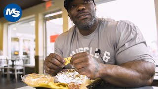 What Bodybuilders Eat At Restaurants  Bulking Burritos amp Cookies  Kerrith Bajjo [upl. by Laufer177]