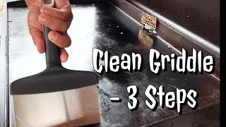 EASY amp LAZY Way To Clean Your Blackstone Griddle That Works [upl. by Snyder753]