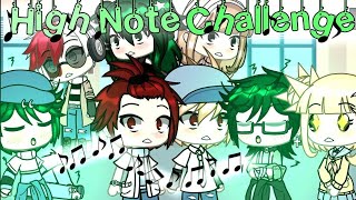 High Note ChallengeVillian Deku and TogaBNHA SkitGacha LifePart 2 of 100 Digits of PI [upl. by Capello]