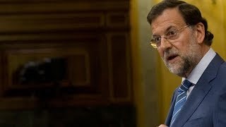 Rajoy a Zapatero quotEs la nueva versión del vuelva usted mañana´quot [upl. by Htirehc252]