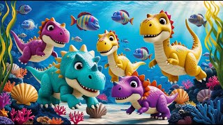 🦖 Dinosaur Song for Kids Run Roar amp Explore 🦖 Fun Dino Adventure amp Dance Moves 🎶 [upl. by Engapmahc]