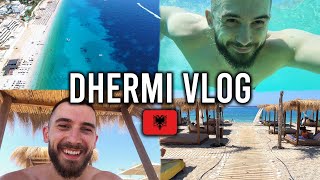 Urlaub in Dhermi 🇦🇱❤️ Der schönste Strand in Albanien 🇦🇱👀 ALBANIEN VLOG [upl. by Meece974]