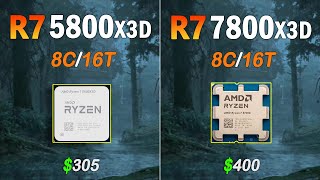 Ryzen 7 5800X3D vs Ryzen 7 7800X3D Worth Upgrading 1080p 1440p amp 2160p test [upl. by Topper]