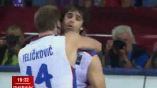 HD Milos Teodosic Game Winner Vs Spain In Turkey 09082010 AMAZING [upl. by Adnerol]