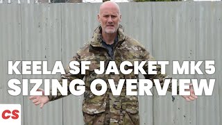 Keela SF Jacket MK5 Sizing Overview  Camouflage Store [upl. by Sheya523]