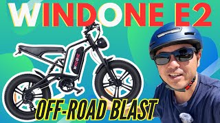 WINDONE E2  The Fat Tire Ebike that SCREAMS to Hit The OffRoad Trails [upl. by Terraj]