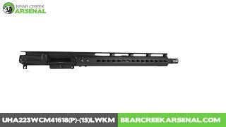 BCA AR15 Ursid Hybrid Bear Upper Assembly 16quot Parkerized Barrel 223 WYLDE  360 Video [upl. by Petula930]