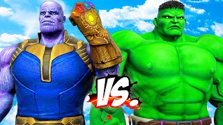 THANOS vs HULK  INFINITY BATTLE  EPIC SUPERHEROES WAR [upl. by Leahcym124]