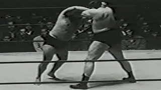 Gorilla Monsoon vs Toyonobori  JWA 3281963 [upl. by Aitetel]