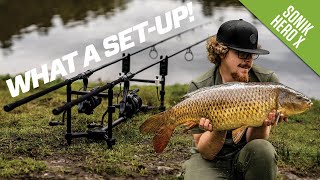 The ULTIMATE Complete Budget Carp SetUp  Sonik Hero X [upl. by Noelyn478]