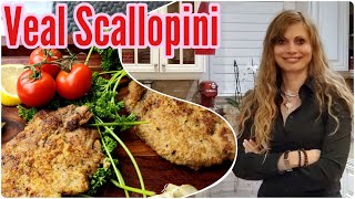 Italian Veal Scallopini Recipe  Best Veal Ever [upl. by Onaicilef35]