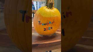 Vote for trumpkin 2024 funny cat cartoon trump pumpkin trumpkin [upl. by Priscella880]