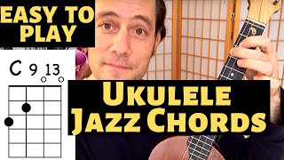 How to play beautiful Ukulele Jazz Chords with just TWO FINGERS [upl. by Shapiro]