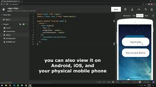 How to use Expo Snack  React Native [upl. by Eidorb366]