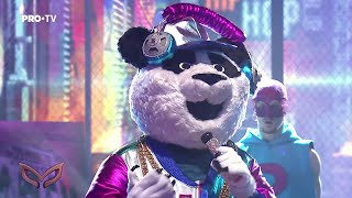 Masked Singer România Ursul panda a cântat “Trika trika” [upl. by Enecnarf]