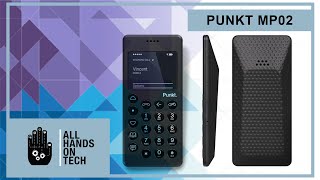 Punkt CEO goes handson with MP02 minimalist mobile phone [upl. by Farmer]