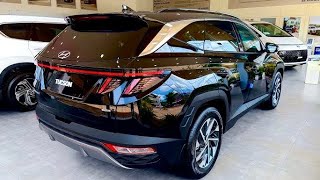 AllNew 2023 Hyundai Tucson  20L 4WD  Black Color indepth Walkaround [upl. by Alleb]