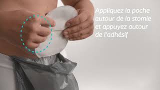 Mode demploi SenSura Mio Flex système de recueil 2pièces pour colostomie [upl. by Oiralih]