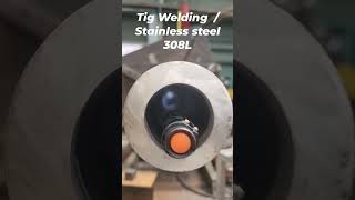 TIG WELDING STAINLESS STEEL 308Lweldernation tigwelding weldingshorts weld welding tigwelding [upl. by Campball254]