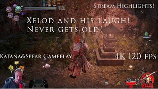 Nioh 2 2024  Katana amp Spear Gameplay The Blood Tainted Samurai  4K 120 FPS Stream Highlights [upl. by Janel]