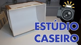 COMO FAZER MINI ESTÚDIO FOTOGRÁFICO CASEIRO  Fácil e Barato  DIY [upl. by Llerraj]