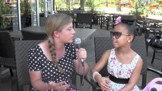 Dance Moms Star Asia Monet Ray Interview in Anaheim [upl. by Sinnaoi]