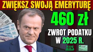 Uzyskaj zwrot podatku w wysokości 460 zł w 2025 r dla polskich seniorów Czy kwalifikujesz się [upl. by Aikkan]